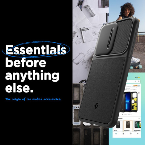 Spigen Optik Armor Sam A55 czarny/black ACS07535