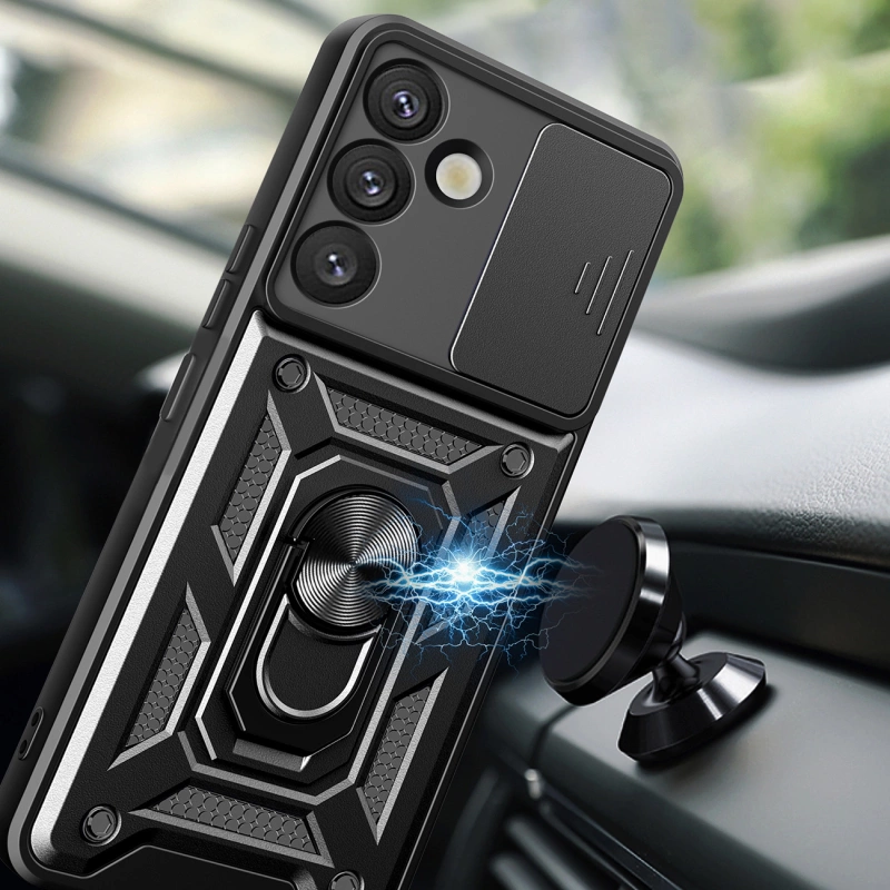 Hybrid Armor Camshield Samsung Galaxy S25+ Black