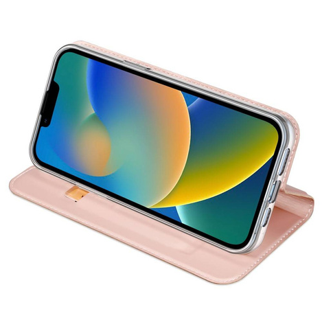 Dux Ducis Skin Pro Holster Cover Flip Cover für iPhone 14 Max rosa