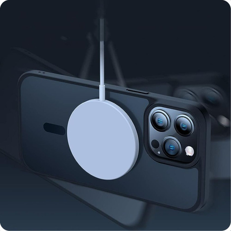 Etui IPHONE 11 Tech-Protect Magmat MagSafe transparentne czarne