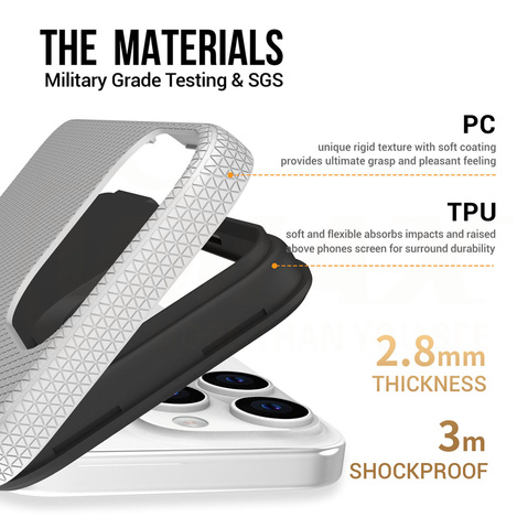 Vmax nakładka Triangle Case do Samsung Galaxy A35 5G srebrna