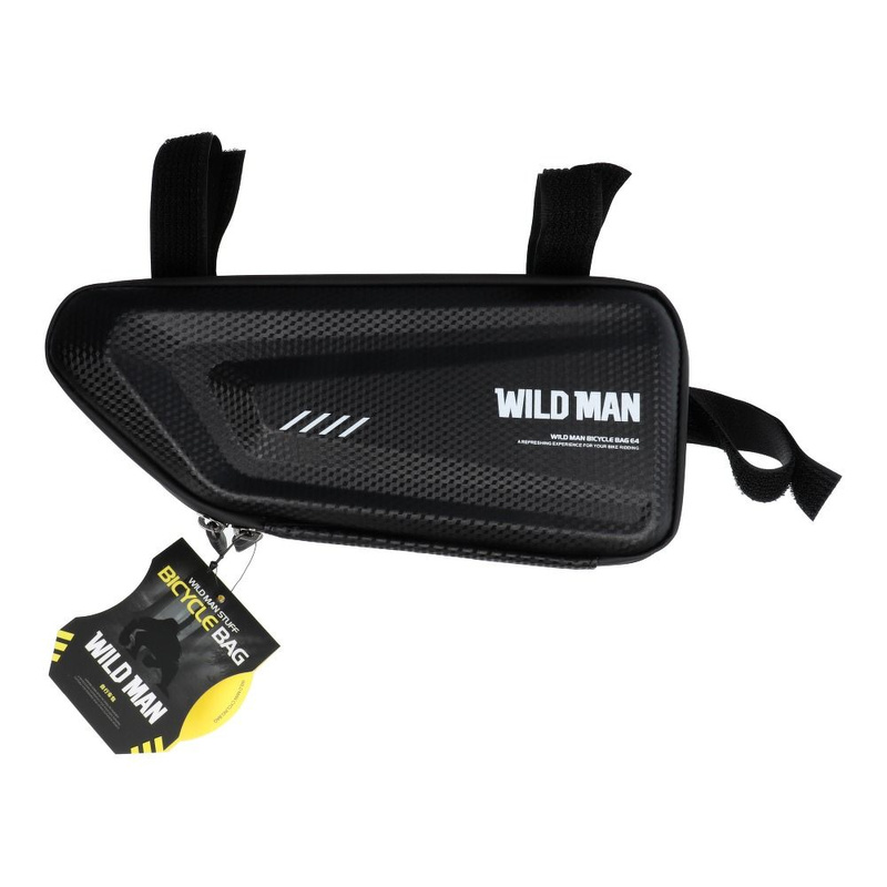 Uchwyt rowerowy / trójkątna torba pod ramę na zamek WILDMAN E4 1,5L 4" - 7"