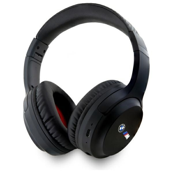 Oryginalne Słuchawki Nauszne Bluetooth ENC BMW Printed Logos BMBHMIAV27MBCTK Czarne