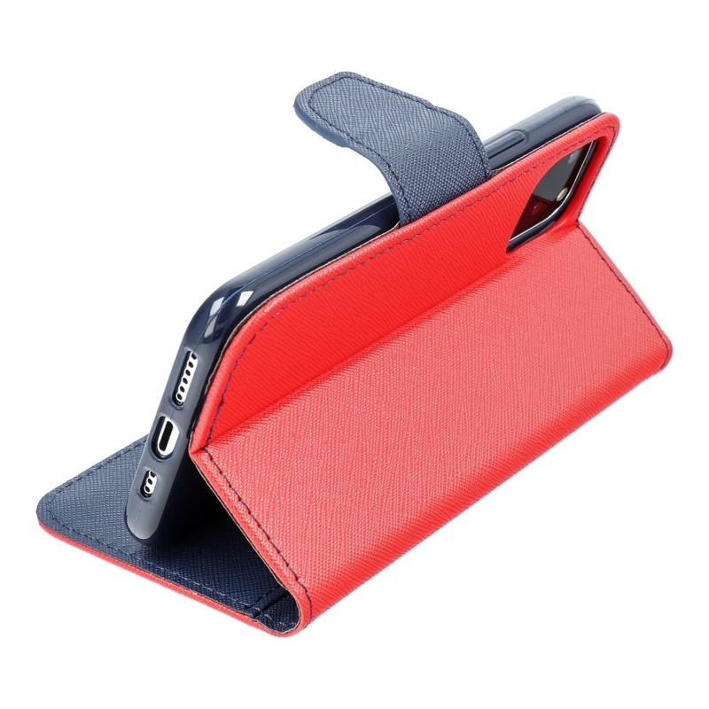 Kabura Fancy Book do IPHONE 16 PLUS czerwony / granatowy