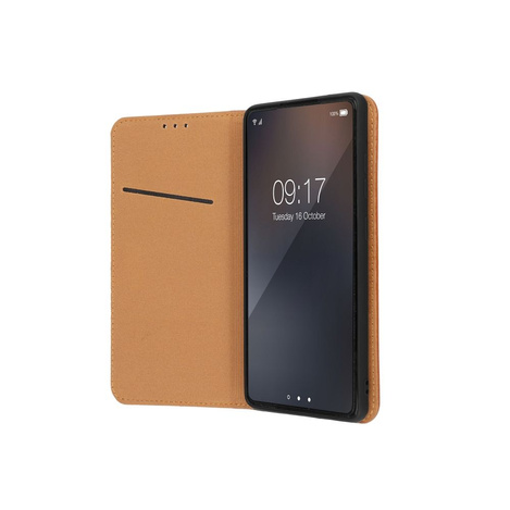 Kabura SMART PRO Book skórzana do SAMSUNG A36 5G brązowy