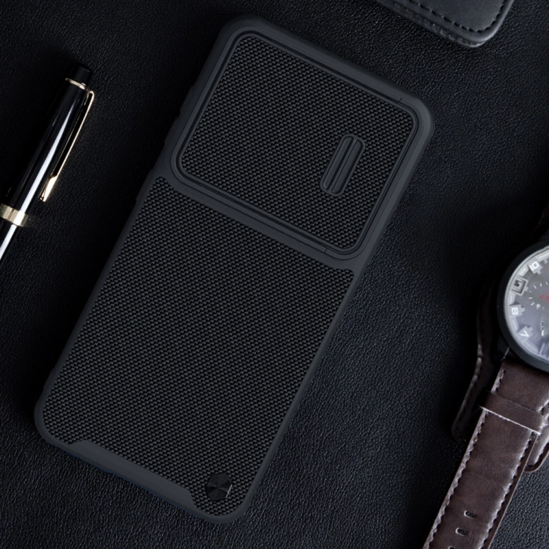 Nillkin Textured S Case for Samsung Galaxy S23, armored cover with camera cover, black