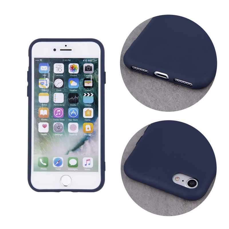 Etui SAMSUNG GALAXY S23+ Silicone Case Elastyczne Silikonowe granatowe