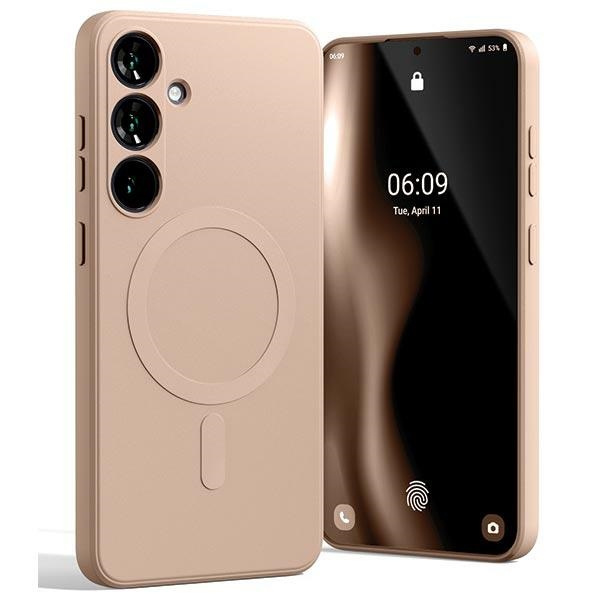 Mercury MagSafe Semi-Silicone Sam S24+ G926 różowo-piaskowy /pink sand