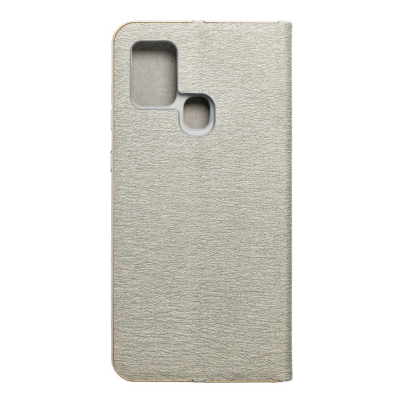 Kabura LUNA Book Gold do SAMSUNG A21s srebrny