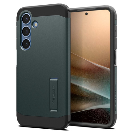 Spigen nakładka Tough Armor MagSafe do Samsung Galaxy S25+ Zielona Otchłań