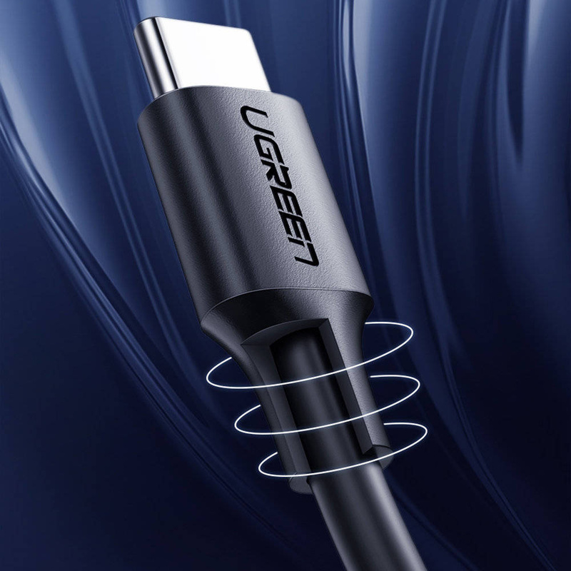 Ugreen USB Type C charging and data cable 3A 2m black (US286)