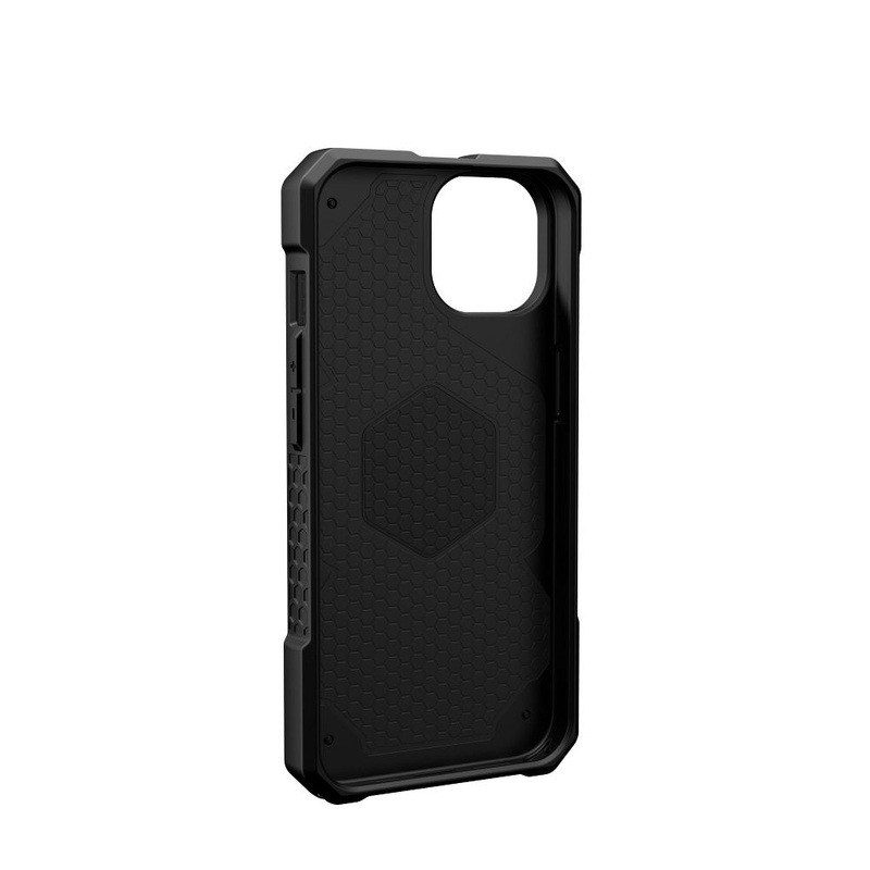 UAG Monarch - Schutzhülle für iPhone 14 Plus kompatibel mit MagSafe (Kohlefaser)
