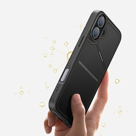 Dux Ducis Rafi II Mag Case with MagSafe for iPhone 16 - Black