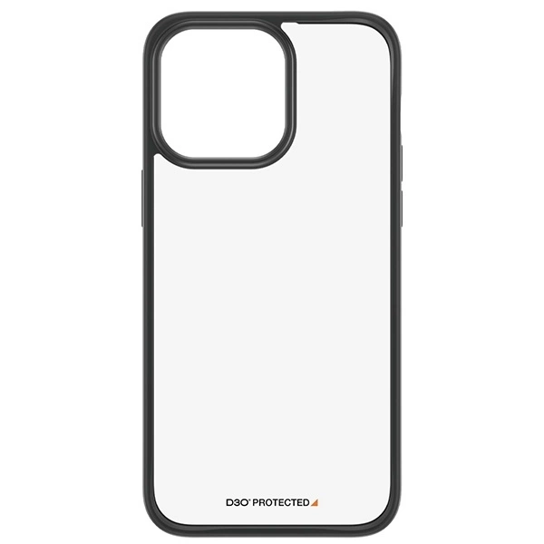 Etui PanzerGlass ClearCase na iPhone 15 Pro Max z certyfikatem Military Grade - przezroczysto-czarne