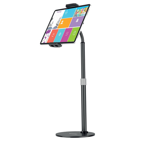 Wozinsky Ständer für Tablet und Telefon auf dem Schreibtisch schwarz (WTHBK4)