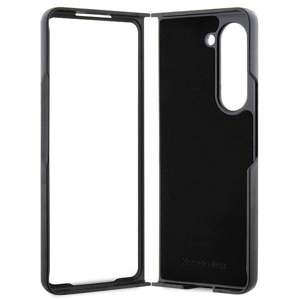 Oryginalne Etui SAMSUNG GALAXY Z FOLD 5 Mercedes Hardcase Leather Urban (MEHCZFD5ARMBK) czarne