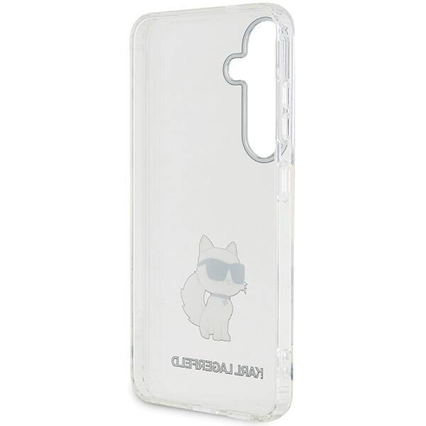 Oryginalne Etui KARL LAGERFELD hardcase IML Choupette KLHCS24SHNCHTCT do Samsung Galaxy S24 przezroczysty