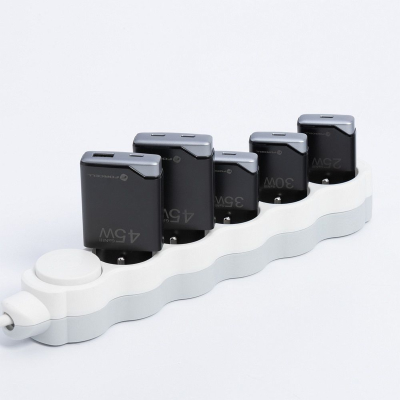 Ładowarka sieciowa do telefonu Forcell F-Energy Ultra Slim GaN III USB C PD QC4.0 3A 25W B125101-E czarna