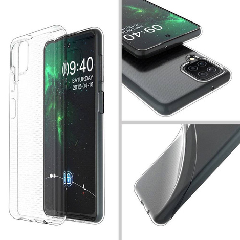 Nakładka Mercury Clear Jelly do Samsung Galaxy A12 transparentna