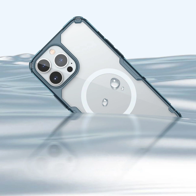 Nillkin Nature Pro Magnetic Case iPhone 14 Pro Max magnetic case MagSafe blue