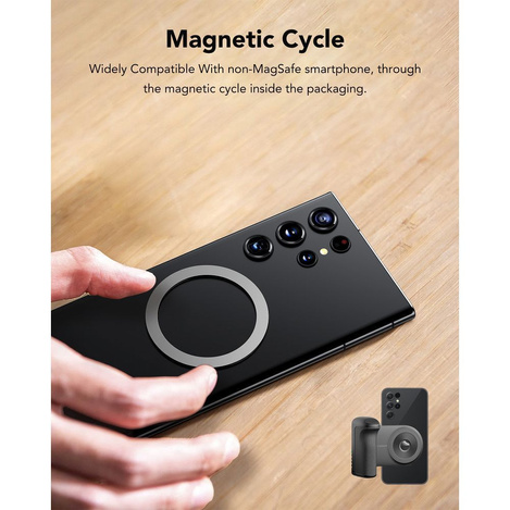 Bateria zewnętrzna (Powerbank) VEGER Tourist - 5 000mAh kompatybilny z MagSafe QC3.0 PD 20W czarny (W0569)