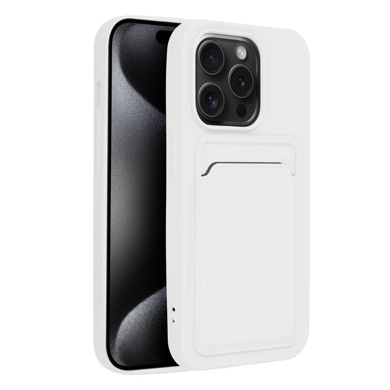Futerał CARD CASE do IPHONE 15 PRO biały