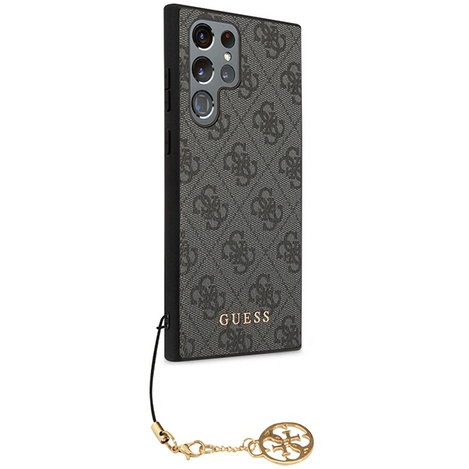 Guess 4G Charms Collection - Etui Samsung Galaxy S23 Ultra (szary)