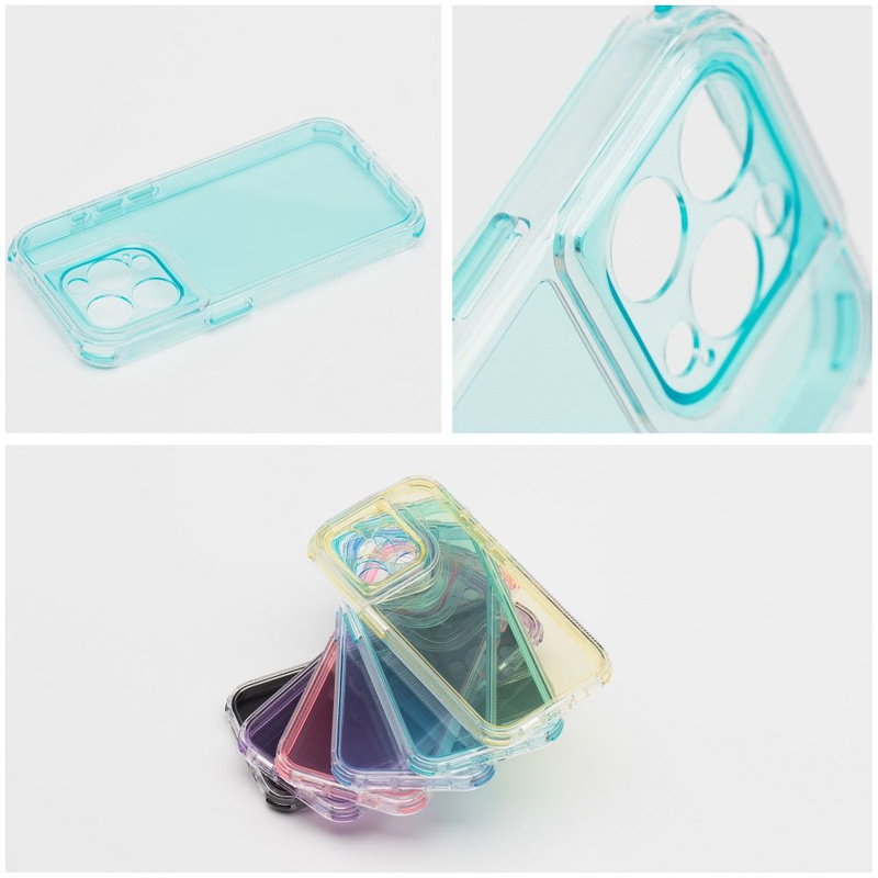 Futerał MATRIX CLEAR do IPHONE 16 Pro Max miętowy
