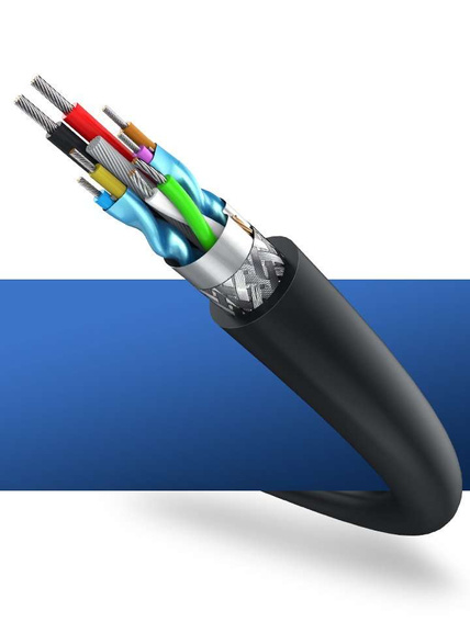 Ugreen cable extension cable USB 3.0 (female) - USB 3.0 (male) adapter 1m black (10368)