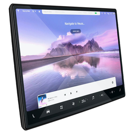 GEHÄRTETES GLAS Spigen GLASS FC &quot;EZ FIT&quot; TESLA MODELL X 2022 / MODELL S 2021 SCHWARZ
