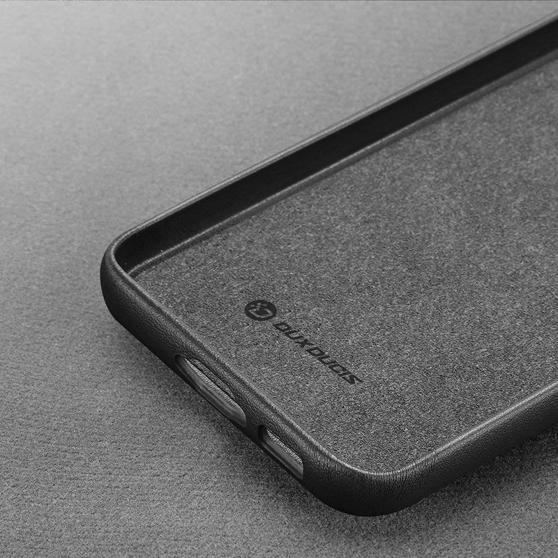 Dux Ducis Grit case for Samsung Galaxy S23+ elegant cover made of artificial leather MagSafe black