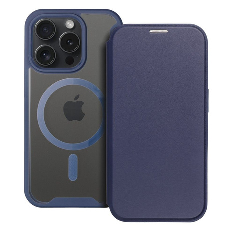 Kabura SMART MAG kompatybilna z MagSafe do IPHONE 15 Pro niebieska
