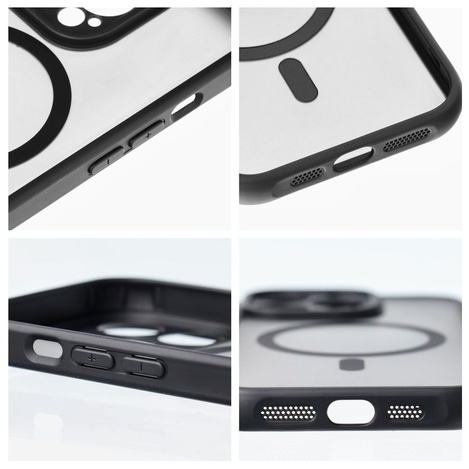 Futerał FULL MATTE MAG COVER kompatybilny z MagSafe do IPHONE 17 Pro czarny