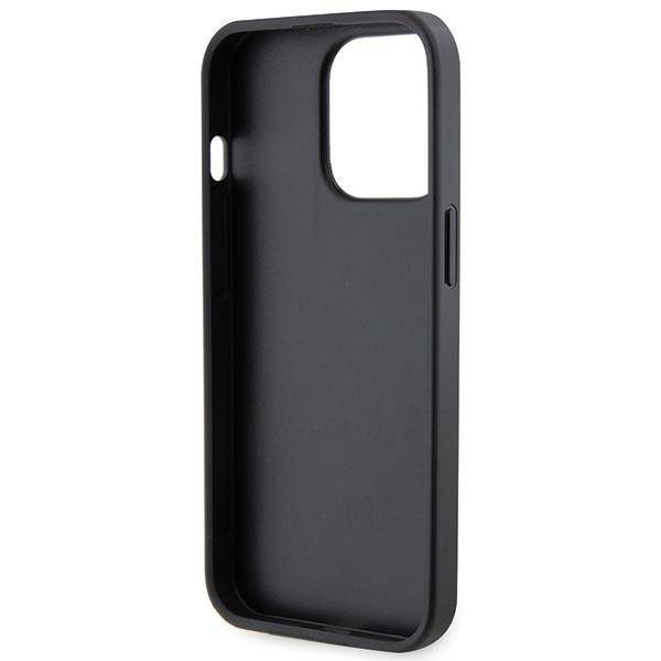 Oryginalne Etui IPHONE 13 PRO Guess Hardcase Crossbody 4G Metal Logo (GUHCP13LP4TDSCPK) czarne