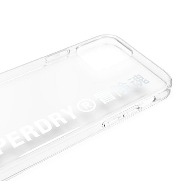 SuperDry Snap iPhone 12/12 Pro Clear Cas e silver / silver 42591