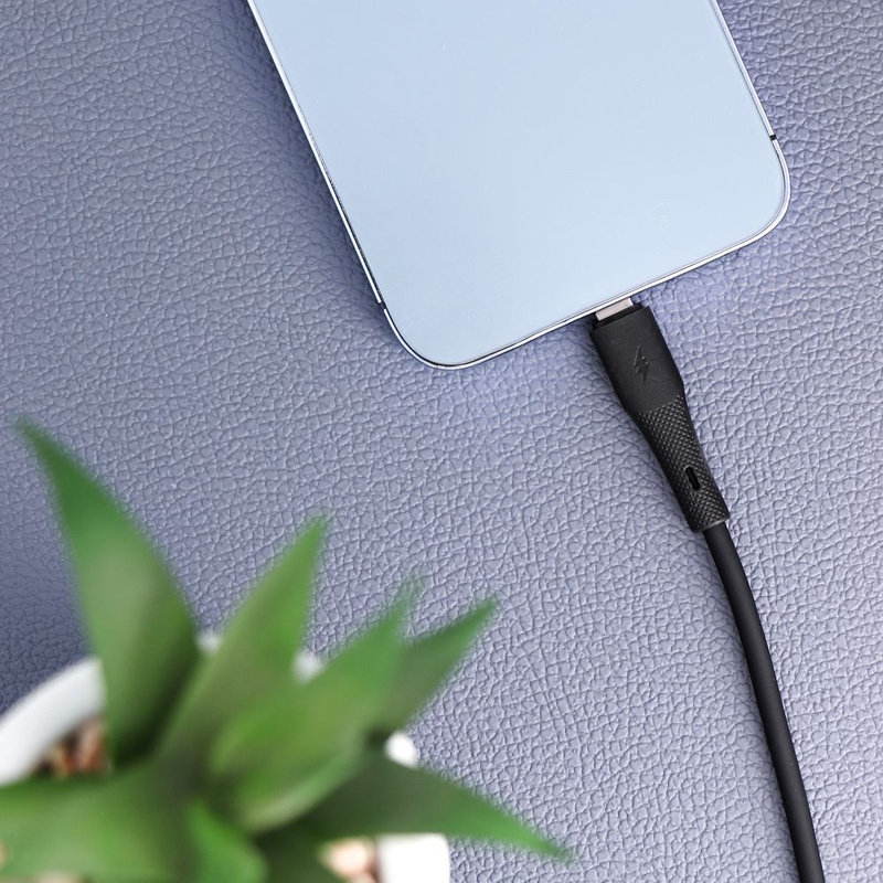 Kabel USB C do Lightning Forcell F-Energy PD 3A 27W Silicone 1 m C346 czarny