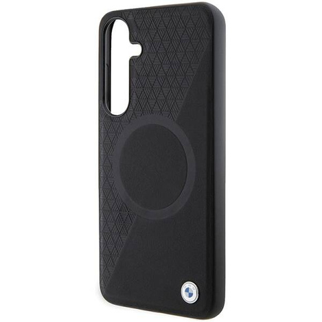 BMW BMHMS24S23RTPK S24 S921 black/black hardcase Signature Leather Half Textured &amp; Circle MagSafe