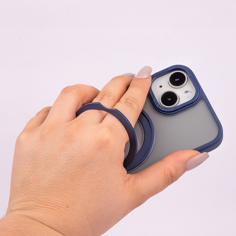 Nakładka Mag Ring Rotating do iPhone 14 Pro 6,1&quot; granatowy