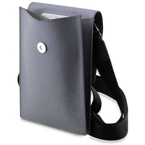 Karl Lagerfeld Handtasche KLWBSAKCPMG Silber/Silber Saffiano Karl &amp; Choupette