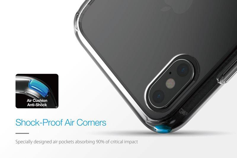 Just Mobile TENC Air Case - Etui iPhone Xs Max (Crystal Black)