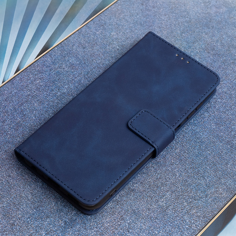 Etui Smart Velvet do Motorola Moto G24 / G04 granatowe
