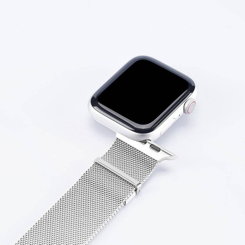Strap for APPLE WATCH 38 / 40 / 41 MM Dux Ducis Strap Milanese silver