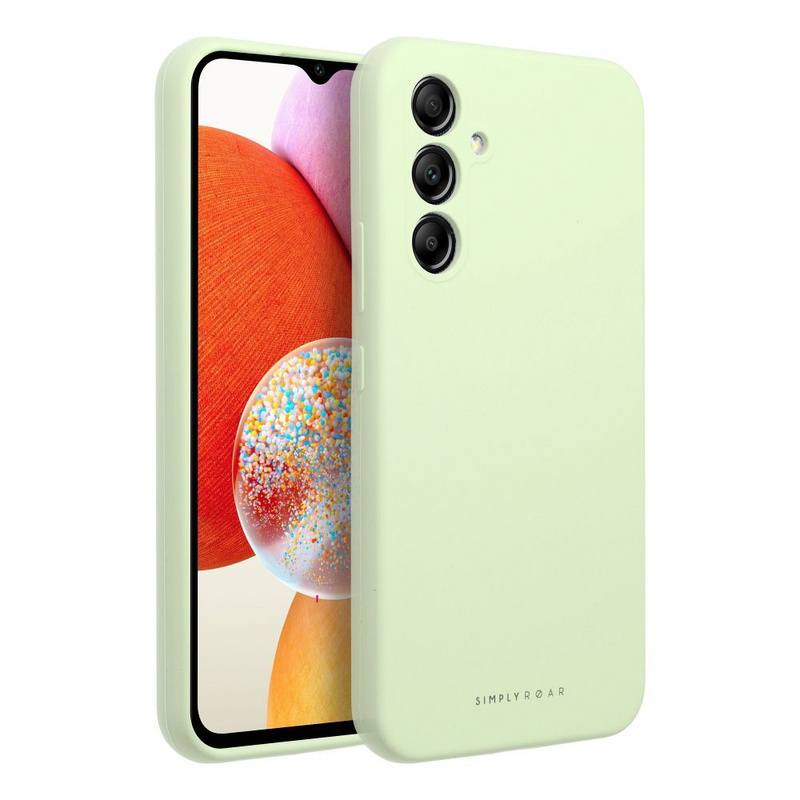 Futerał Roar Cloud-Skin - do Samsung Galaxy A14 4G / A14 5G Jasnozielony
