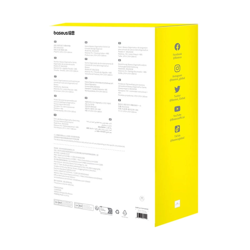 Baseus OrganizeFun Series Organizer für das Auto – Schwarz
