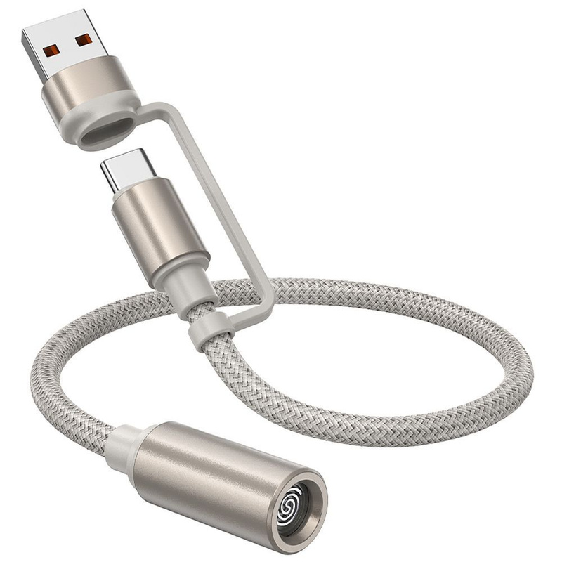 HOCO kabel USB A / Typ C do zapalniczka samochodowa UA38B 0,3 m złoty