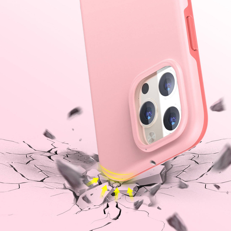 Choetech MFM Anti-drop case etui do iPhone 13 Pro Max różowy (PC0114-MFM-PK)