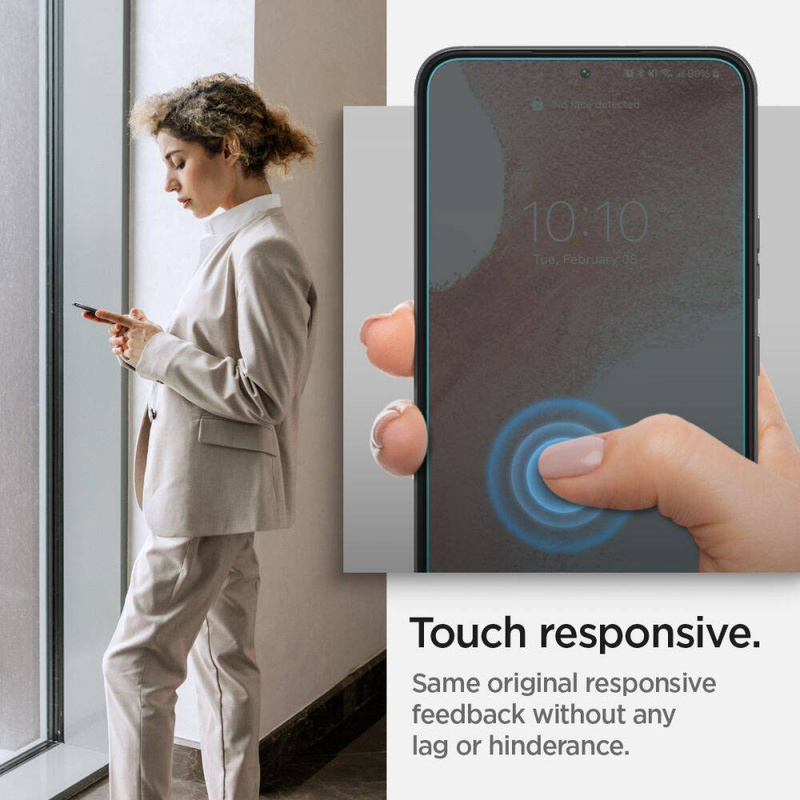 Szkło Hartowane SAMSUNG GALAXY S22 Spigen Glas.tr "EZ Fit" 2-Pack