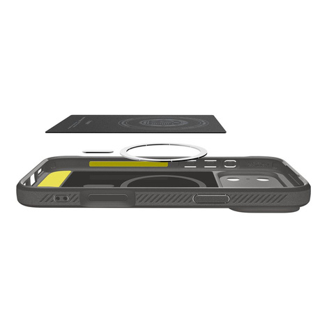 SPIGEN futerał RUGGED ARMOR MAG kompatybilny z MagSafe do IPHONE 17 Pro Max gray