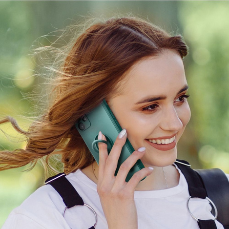Futerał SILICONE RING do XIAOMI Redmi NOTE 13 PRO+ 5G  zielony