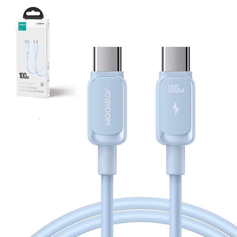 USB C – USB-C-Kabel 100 W 1,2 m Joyroom S-CC100A14 – Blau